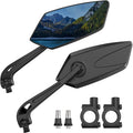 Bike Mirror | 360° Rotatable & Foldable | Blu-ray Scratch Resistant Glass Lens | Ebike Accessories, Bike Mirror Handlebar Mount, Bicycle Mirrors