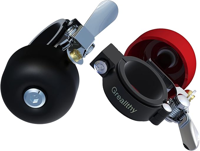 Greallthy Bike Bell Classic Brass Bicycle Bell,Bike Bells for Adults Kids, Loud Retro Bell for Road & Mountain Bikes, Universal Handlebar Fit