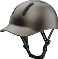 Shinmax Bike Helmet - Lightweight Adjustable Baseball Cap Style Cycling Helmet with Long Visor, Reflective Strip, for Urban Commuter, Mountain & Road Biking