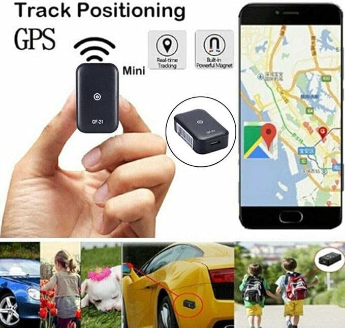 GPS Tracker- Mini Voice Activated Recorder Real Time Audio Recording WiFi/GSM-for Vehicles, Cars, Trucks, Equipment-only Coverage 2G Network
