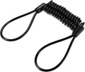 X AUTOHAUX Disk Brake Lock Motorcycle Alarm Disc Lock Security Reminder Cable Tool for Scooter Motorcycle Bike Brake Disc Black