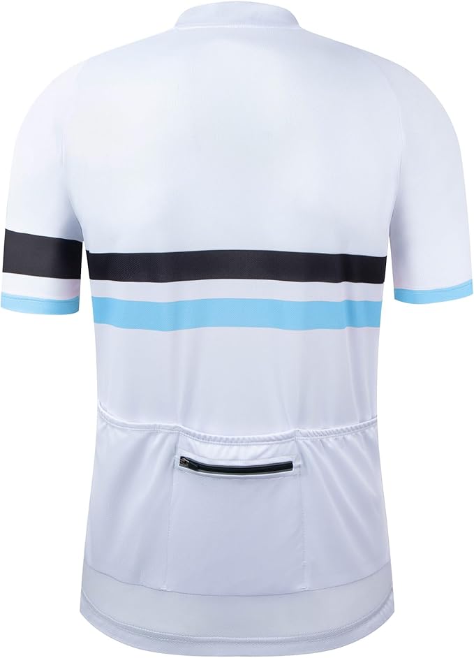 Coconut Ropamo CR Mens Cycling Jersey Short Sleeve Road Bike Shirt with 3+1 Zipper Pockets Breathable Quick Dry