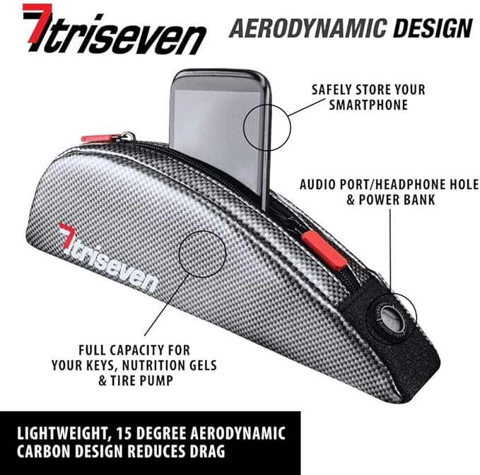 TriSeven Triangle Frame Storage - Bag for MTB, Road Biking - Bikepacking & Touring Accessory