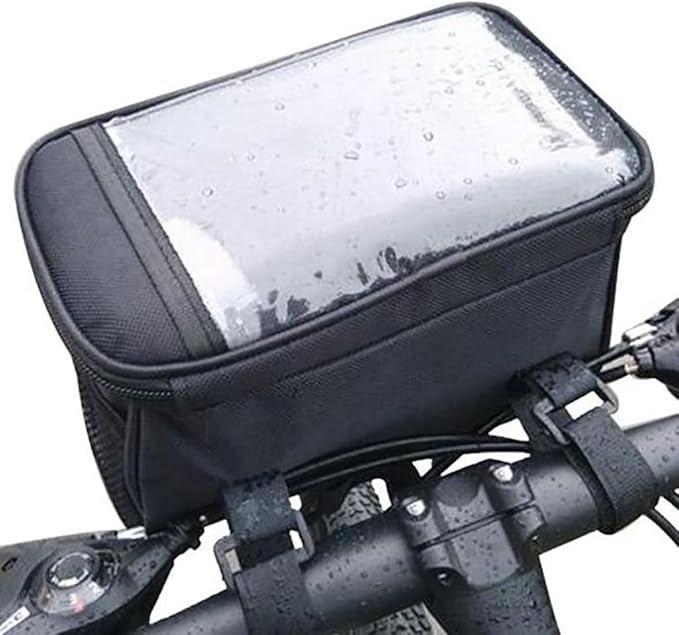 Bicycles Front Frame Storage Pouches with Reflectives Strips Road Bikes Handlebars Bag Cycling Accessories Easy installa