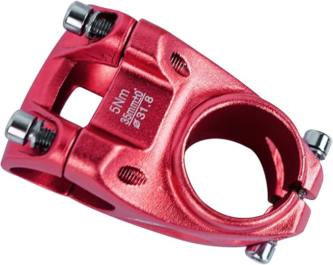 JGbike 31.8mm MTB Bike stem 35mm Length, Aluminum Alloy Stem for Mountain Bike Bicycle MTB XC Trail DH,e-Bike, Fat Bike Bicycle Handlebar