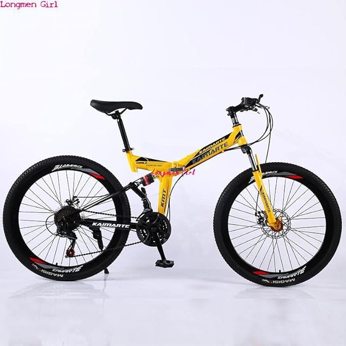 Adults Road s Racing Bicycle Foldable Bicycle Mountain for Men and Women 26/24 Inch Steel 21/24/27 Speed Bicycles