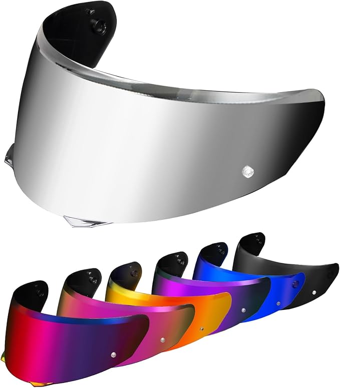 PSLER i90 Visor - HJ-33 Helmet Tinted Visor i90 Face Shield Motorcycle Helmet Visor for i90 HJ-33,Silver