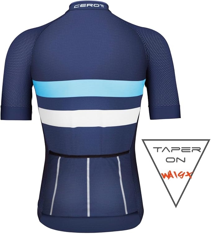 CEROTIPOLAR Snug Fit Men AirCool Cycling Jersey Bike Shirts UPF50+,PRO Dry Fit Light Weight Fabric