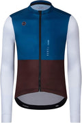 GCRFL Men's Cycling Jersey Long Sleeves Road Bike Jersey Shirt Cycling Tops, Zipper Pocket Lightweight PRO Race Fit UPF 50+