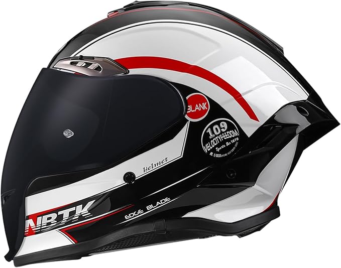 Full-face Helmet Biker Helmet ABS with EPS Cushion Liner Removable Washable 8 Air Vent Free Switch Long and Short Lens Replacement for Adult Unisex