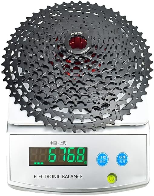 VG SPORTS 8/9/10/11/12 Speed Ultra-Light Bike Cassette for Mountain Bike 11-40T/11-42T/11-46T/11-50T/11-52T MTB Cassette Lightweight Aluminum Bracket Cassette