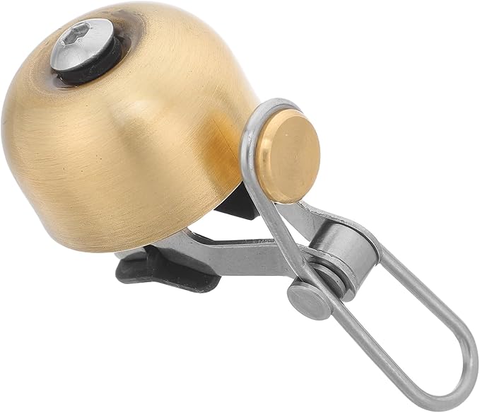Copper Bike Bell Vintage Cycling Bell Copper Horn for Mountain Road and Folding Bikes for Adult Handlebar Use