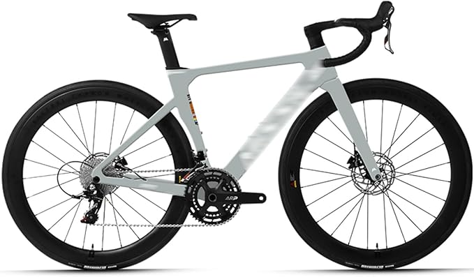 Mercury 6000 Road Bike, Full Carbon Fiber Frame, 24 - Speed SENS AH Shifting System, Hydraulic Disc Brakes, Aerodynamic Design for Men & Women