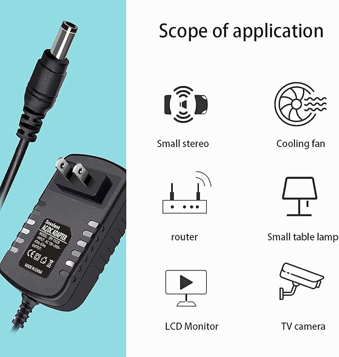 24V AC/DC Adapter Compatible with Maxtra E100 E120 120W 24 Volt Lead-Acid SLA Battery Adjustable Folding Commuter Kids Electric Scooter Powered Motorized Bike 24VDC Power Supply Cord Charger