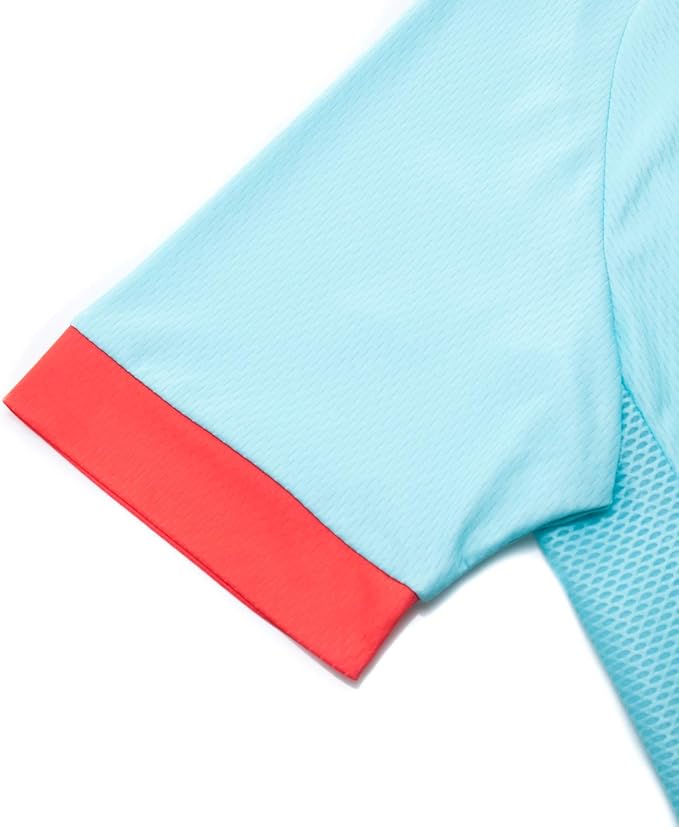 JPOJPO Men's Cycling Jersey Short Sleeved Mountain Bicycle Jerseys Breathable T- Shirt Tops S-3XL