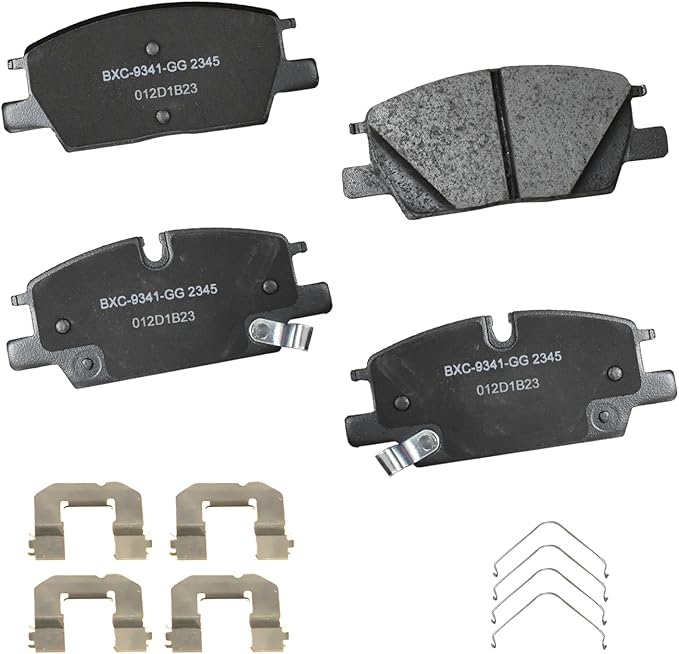 Bendix Premium SBC2345 Ceramic Front Brake Pads for Cadillac CT4 2021-2020, Chevrolet Equinox 2023-2021, Malibu 2023-2021, GMC Terrain 2022-2021