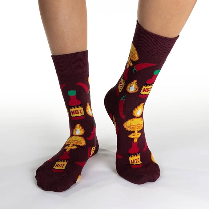 Good Luck Sock Novelty Crew Socks for Adults - For Men, Women and Teens