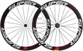 Superteam 50mm Clincher Wheelset 700c 23mm Width Cycling Racing Road Carbon Wheel Decal