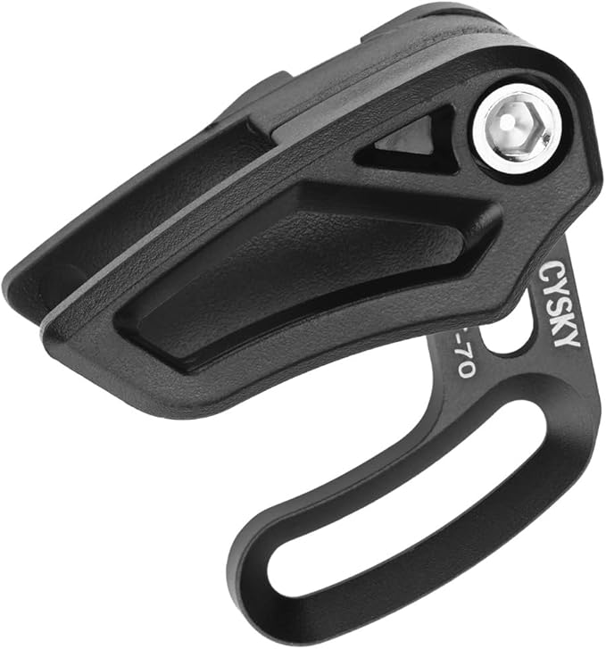 CYSKY MTB Chain Guide, E-Type Mount 26T-38T Single Chainring Guard, Bicycle Chain Protector for Mountain Bike, Downhill Bike