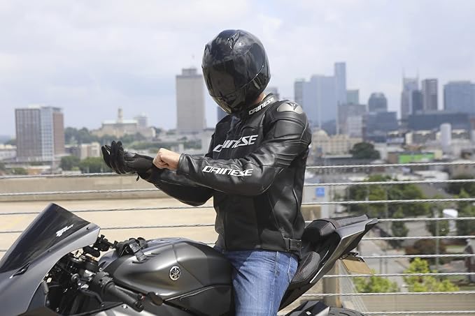 VCAN VX Lightweight Full Face Motorcycle Street Bike Helmet with Extra Tinted Visor, Coolmax Technology & OTG Ready, DOT Approved