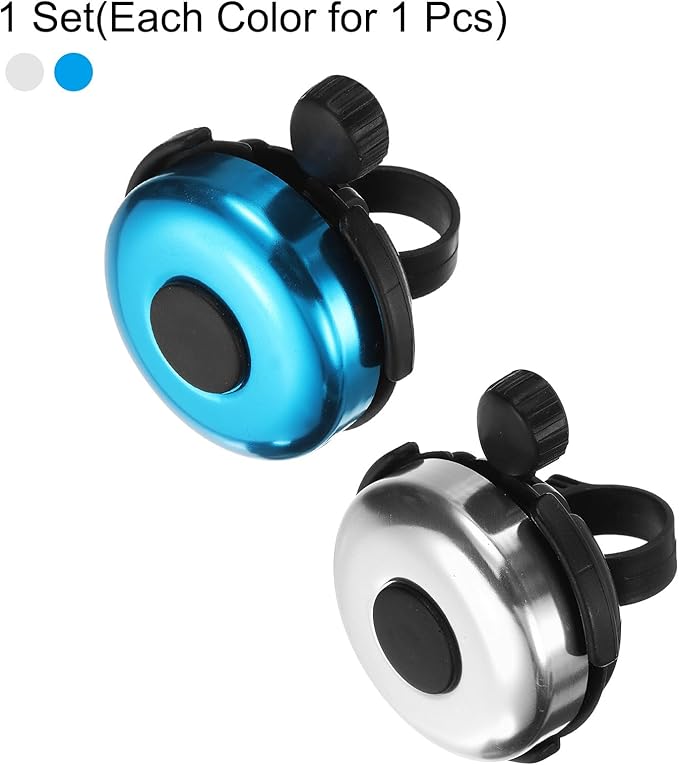 HARFINGTON Bike Bell Classic Bicycle Bell with Loud Crisp Clear Sound Bike Ring Bell Aluminum Bike Accessories