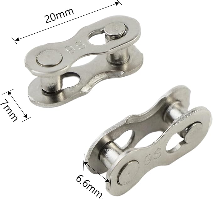 4 Pairs Bicycle Missing Link 1/6/7/8/9/10/11/12 Speed Chain Reusable Steel Bike Chain Link