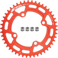 FOMTOR 104 BCD Chainring (30-52T) 7-12 Speed Compatible CNC 7075 Aluminum Narrow Wide Tooth Round Oval Chainrings for MTB/Road Bike Ebike Chainwheel Black/Red
