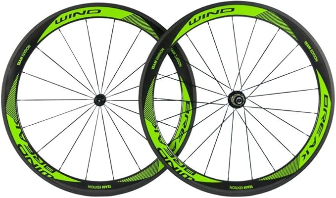 SunRise Bike Carbon Fiber Road Wheelset Clincher Wheels 50mm Depth R13 Hub Decal Bicycle Rims