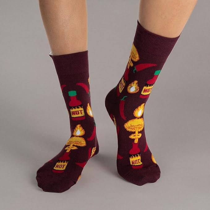 Good Luck Sock Novelty Crew Socks for Adults - For Men, Women and Teens
