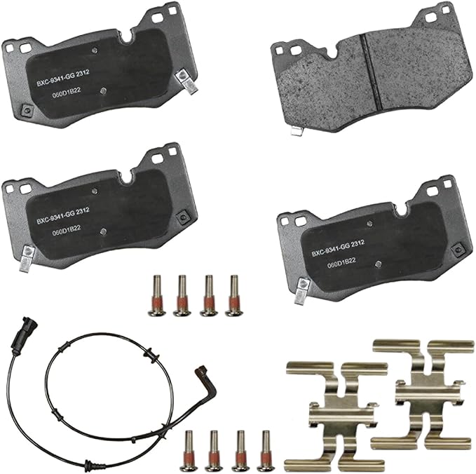 Bendix Premium SBC2312 Ceramic Front Brake Pads for Cadillac CT4 2021, CT5 2021-2020, Chevrolet Corvette 2022-2020