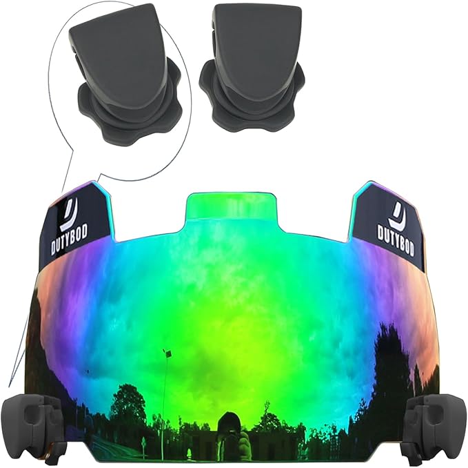 Football Visor, Clear Football Helmet Visor, Football Shield, Fits Youth and Adult Football Helmets