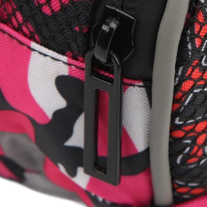 Niiyen Pink Riding Bag Front Bike Handlebar Bag Multifunctional Cycling Hanging Pouch for Electric Vehicle Bicycle Motorcycle Tricycle 7.4x5.5x3.5in