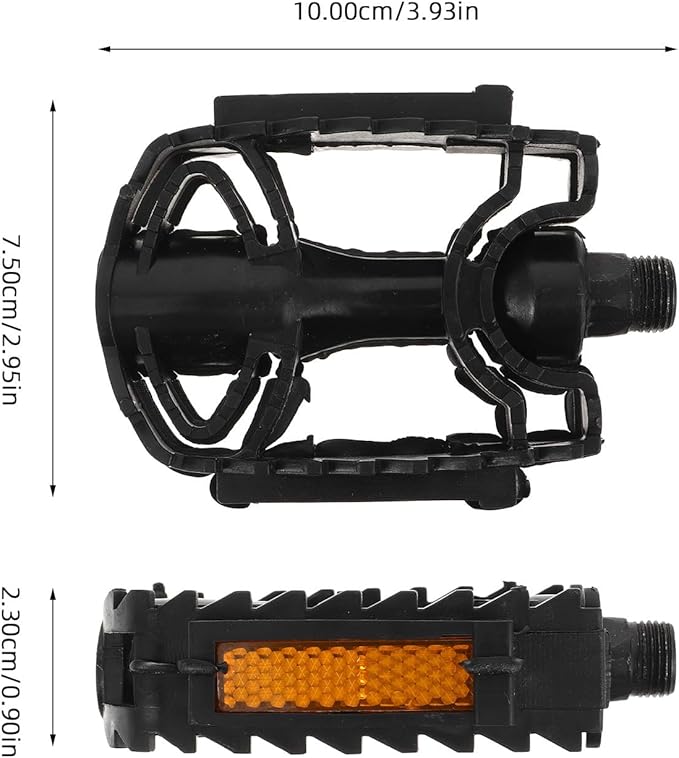 1 Pair Bicycle Pedals Anti-Skid Folding Flat Mountain Bike Pedal Replacement for ’s Bikes, Universal Fit, Sturdy Cycling Accessories for Boys