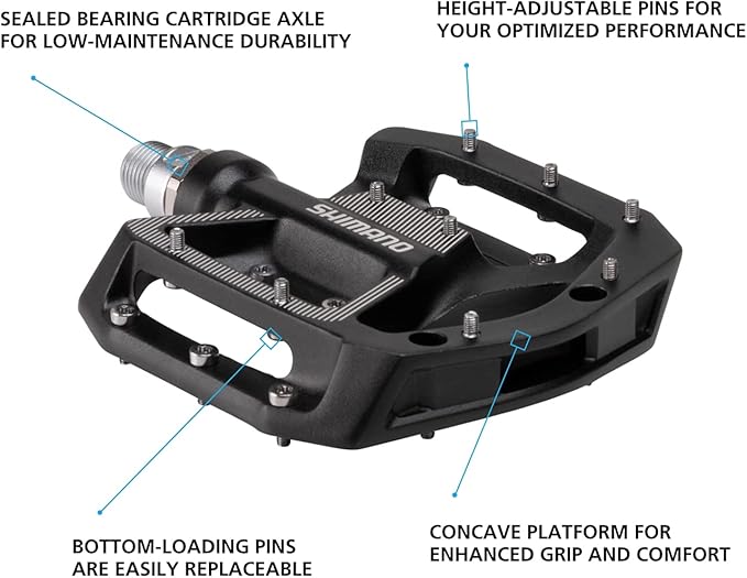 Shimano PD GR500 Pedal MTB/BMX, Unisex, PD-GR500