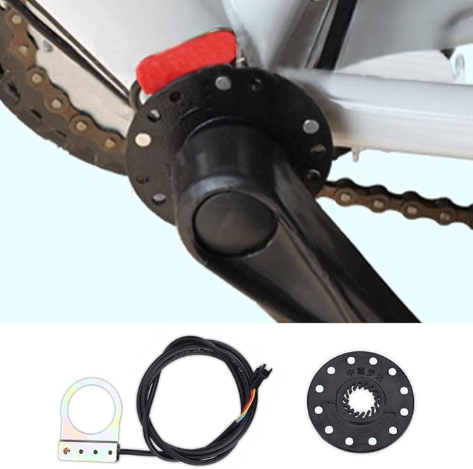 Pedal Assist Sensor, Electric Power Pedal Assist Sensor, ycle Pedal 12 Magnets E PAS System Assistant Sensor Speed Sensor for Mountain Accessories Sensor Pedaleo Pedal Assist