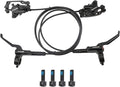 MEROCA M800 Mountain Bike Hydraulic Disc Brakes Hydraulic Bike Brakes Front 800mm and Rear 1400mm with PM Adapter for 160mm Rotor