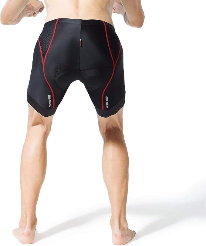 Souke Sports Men's Cycling Shorts Padded Bike Half Pants Bicycle Biking Tights