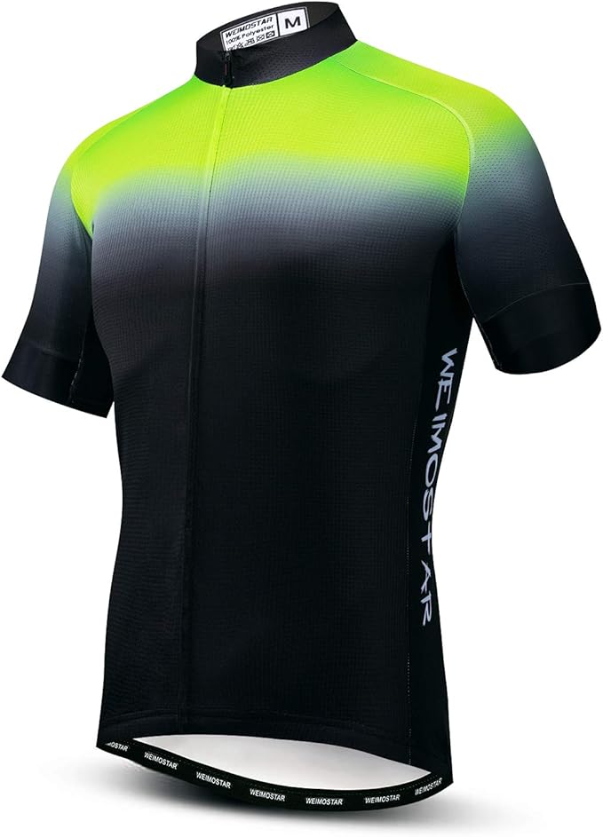 Men's Cycling Jersey Short Sleeve Bike Shirts Bicycle Jacket with Pockets