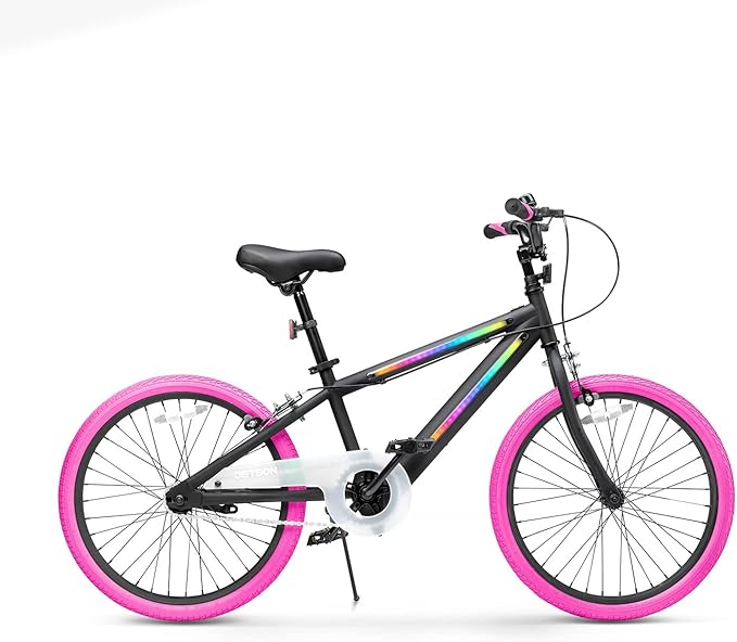 Jetson Light Rider Kids’ Light-up Unisex Bike, LED Light-up Frame, 3 Different Light Modes