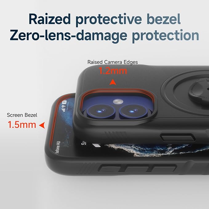 Bike Phone Case for iPhone 17 – Shockproof & Slim with Built-in Lock, Compatible with Garmin-Style Mounts, Quick-Release for Road & MTB Cycling