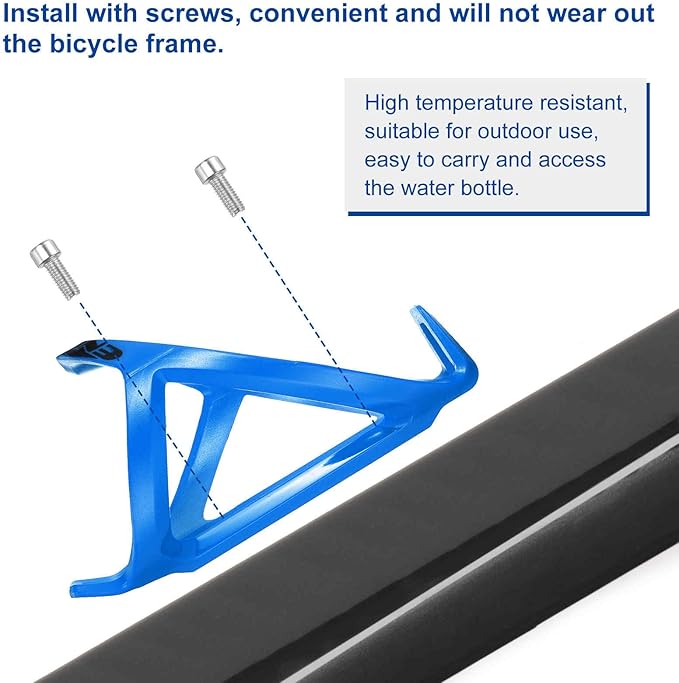 HARFINGTON Bicycle Water Bottle Holder Lightweight Universal Bike Bottle Cages Cycling Cup Holder for MTB Mountain Road Gravel
