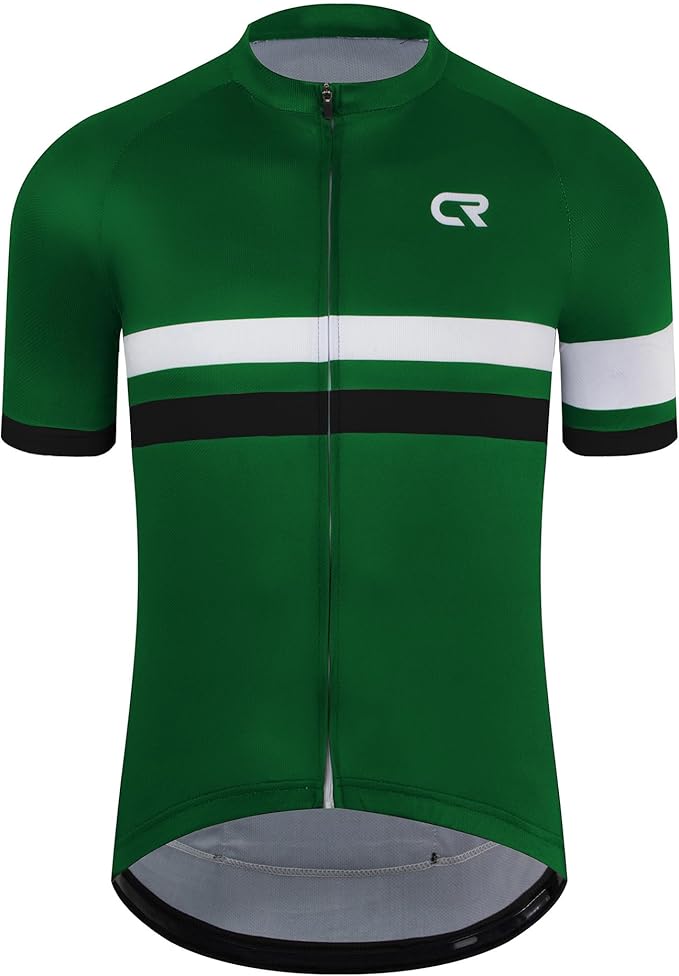 Coconut Ropamo CR Mens Cycling Jersey Short Sleeve Road Bike Shirt with 3+1 Zipper Pockets Breathable Quick Dry