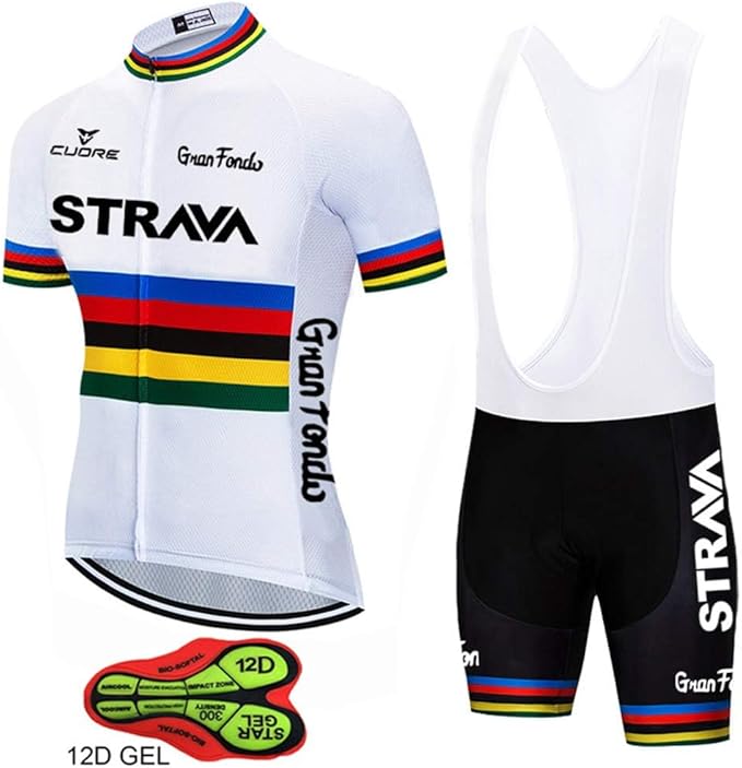Cycling Jersey Men Set Bib Shorts Set Summer Mountain Bike Bicycle Suit Anti-UV Bicycle Team Racing Uniform Clothes