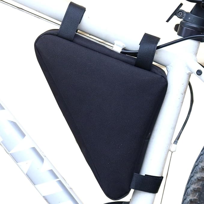 Multi-function Mountain Bike Frame Tool Bag Portable Polyester Bicycle Top Tube Storage Pouch for Cycling Repair and Travel