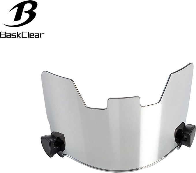 Football Visor Helmet Clear Visor, Scratch Resistant, UV Block, Anti-Fog, Anti-Cracking. Fits Youth and Adult Football Helmets.
