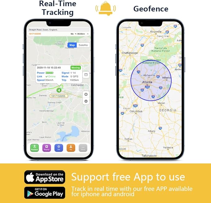 SinoTrack 4G GPS Tracker for Vehicles,ST-906L-SA Real Time Anti-Lost Alarm Locator with Relay Cut Engine Off GPS Tracking Device for Car Motorcycle Truck Taxi with Free APP