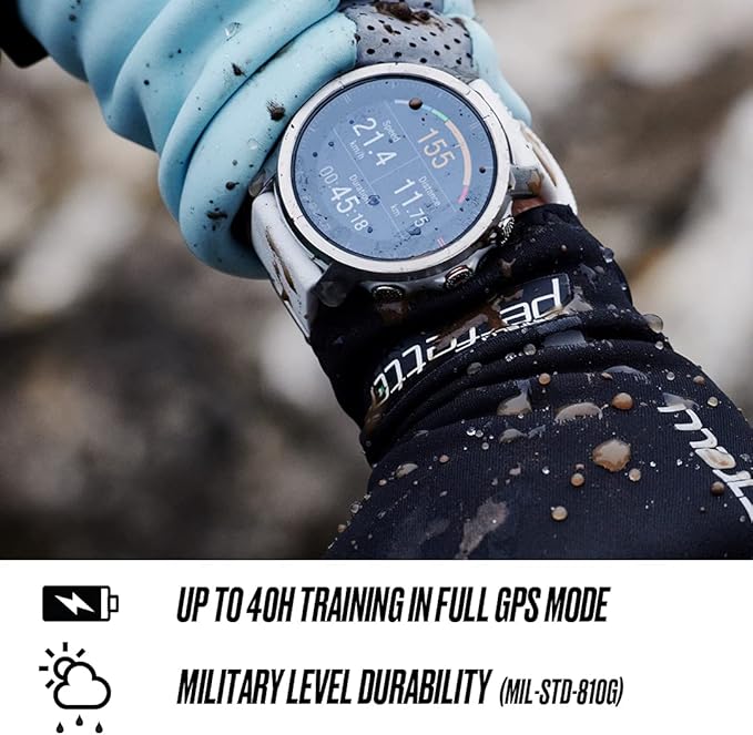 Polar Grit X - Rugged Multisport GPS Smart Watch - Ultra-Long Battery Life, Wrist-based Heart Rate, Military-Level Durability, Sleep and Recovery, Navigation - Trail Running, Mountain Biking