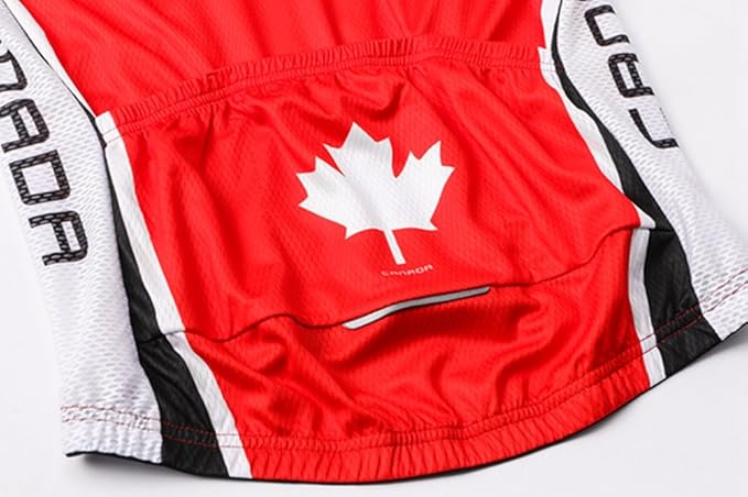 Weimostar Men's USA Cycling Jersey Short Sleeve Biking Shirts Breathable with Pockets