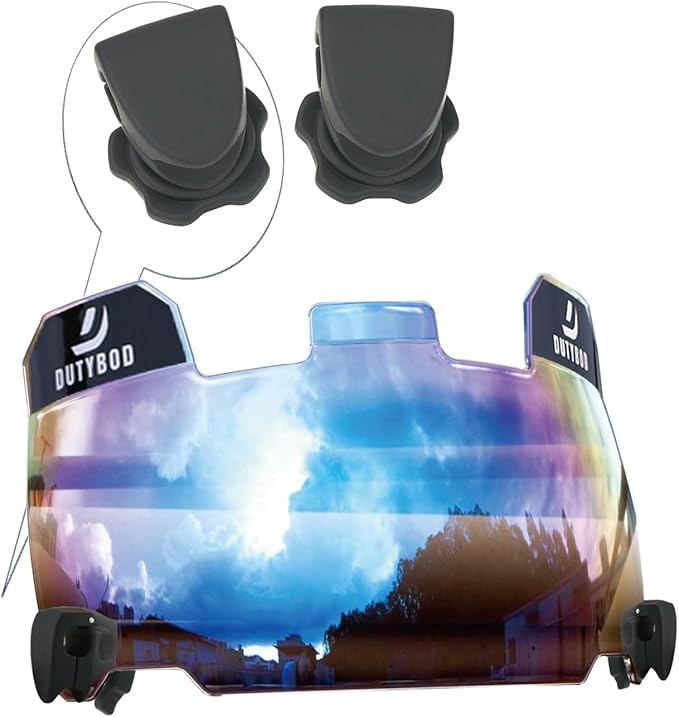 Football Visor, Clear Football Helmet Visor, Football Shield, Fits Youth and Adult Football Helmets