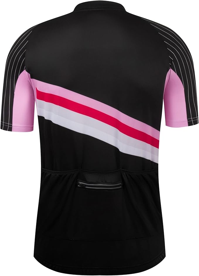 Coconut Ropamo CR Mens Cycling Jersey Short Sleeve Road Bike Shirt with 3+1 Zipper Pockets Breathable Quick Dry